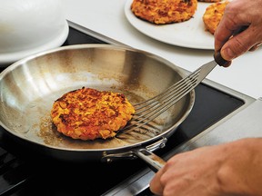 White bean and carrot burgers from Start Simple