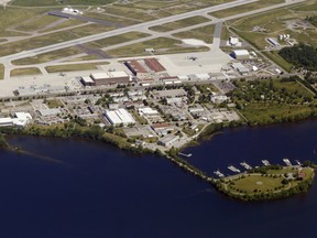 Canada's largest air force base, Canadian Forces Base CFB Trenton.