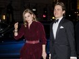 Princess Beatrice and Edoardo Mapelli Mozzi attend the Portrait Gala at National Portrait Gallery on March 12, 2019 in London, England.