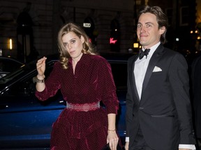 Princess Beatrice and Edoardo Mapelli Mozzi attend the Portrait Gala at National Portrait Gallery on March 12, 2019 in London, England.