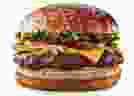 McDonald's premium hamburgerthe Mighty Angus(TM).