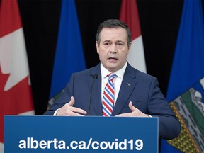 Premier Jason Kenney, provides an update from Edmonton on Wednesday, April 15, 2020, on COVID-19 and the ongoing work to protect public health.