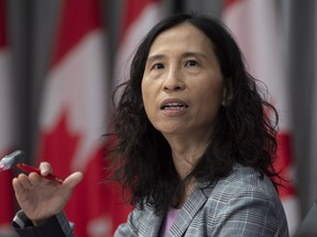 Chief Public Health Officer Theresa Tam speaks during a technical briefing, Tuesday, April 28, 2020 in Ottawa.