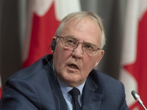 Public Safety and Emergency Preparedness Minister Bill Blair is seen during a news conference in Ottawa, Monday April 20, 2020.