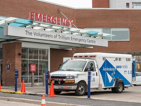 Mississauga Hospital during the Covid 19 pandemic, Friday April 17, 2020.