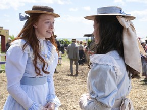 Anne with an E actors Amybeth McNulty and Dalila Bela.