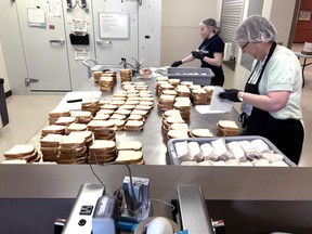 In Regina, Sask., The Salvation Army's emergency disaster mobile feeding unit is delivering lunches every day to three different schools for community pickup.