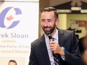 Derek Sloan, a rookie Conservative MP from eastern Ontario, is one of four candidates to have qualified for the race's final ballot.