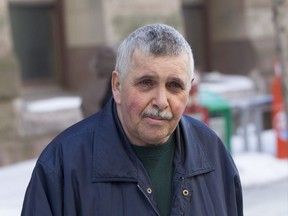 Gordon Stuckless leaves a Toronto Court on Friday, March 6, 2015. The man at the heart of the Maple Leaf Gardens sexual abuse scandal has died. Gordon Stuckless was sentenced in 2016 to six and a half years behind bars, six after credit for his time on house arrest, for more than 100 offences related to the sexual abuse of 18 boys over three decades.