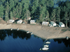 Resort cottages on Lake Baskatong in Quebec.