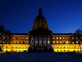 The Alberta legislature