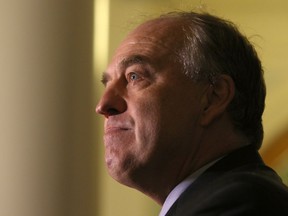 B.C. Green Party leader Andrew Weaver announces that he won't be running as leader in the next provincial election during a press conference at the Hall of Honour at B.C. Legislature in Victoria, B.C., on Monday, October 7, 2019. Weaver has been granted an appeal in a defamation lawsuit against a retired geography professor.