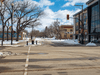 Empty Saskatoon streets during the city’s COVID-19 lockdown.