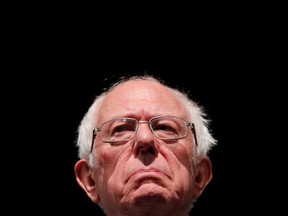 Bernie Sanders speaks during a rally in St Louis, Missouri, U.S., March 9, 2020.