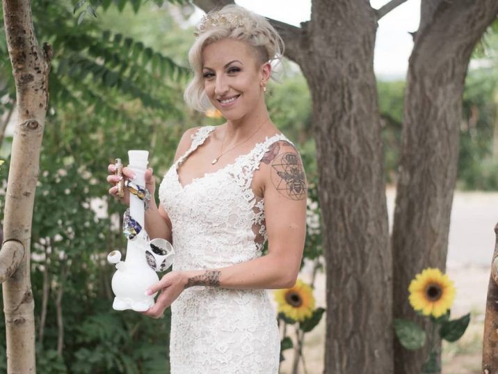 The couple tied the knot at their home ranch among family and friends. The celebrations centered on their personal and professional love for weed. Instagram