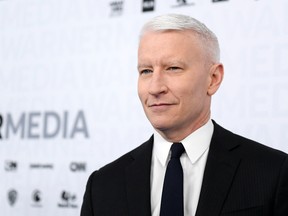 CNN anchor Anderson Cooper announced the birth of his son following a weekly global town hall on the network on Thursday.