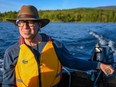 Derrick Rossi on Squam Lake, New Hampshire.