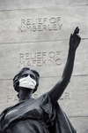 A remembrance statue in Toronto for those who died serving in the South African War 1899-1902 on March 19.