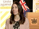 Jacinda Ardern was unflustered by an earthquake that struck the capital Wellington on Monday while she was doing a live TV interview.