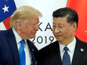 U.S. President Donald Trump and China's President Xi Jinping start a bilateral meeting at the G20 leaders summit in Osaka, Japan, June 29, 2019.