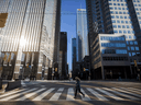 Empty city streets in the downtown core on weekday mornings have become a defining image of the pandemic.