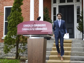 Prime Minister Justin Trudeau holds a press conference at Rideau Cottage during the COVID-19 pandemic as the government continues to roll out support programs. What will its recovery programs look like?