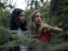 From left, Otmara Marrero and Sydney Sweeney in Clementine.