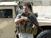 A contractor from U.S. private security firm Blackwater in Baghdad, Iraq, in 2005.