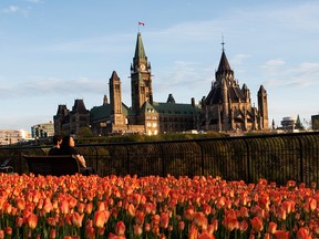 Parliament Hill is seen on May 18, 2020.