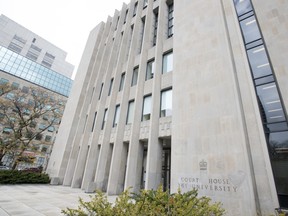 Toronto's 361 University Avenue Courthouse, Monday, November 13, 2017.