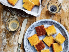 Smoked coconut cake