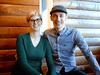 File photo of Shopify CEO Tobias Lütke with his wife, former Canadian diplomat, Fiona McKean.