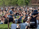 Trinity Bellwoods park on May 23, 2020 as posted on Dr. Eileen de Villa's, Toronto's Medical Officer of Health, twitter page.