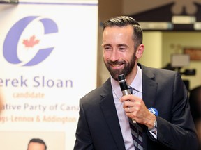 Conservative leadership hopeful Derek Sloan