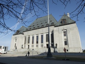 The Supreme Court of Canada is seen Friday, April 25, 2014 in Ottawa.