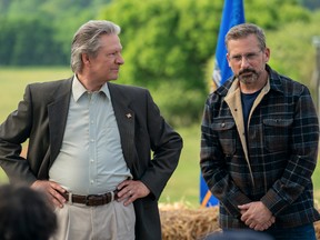 Making political hay: Chris Cooper and Steve Carell in Irresistible.