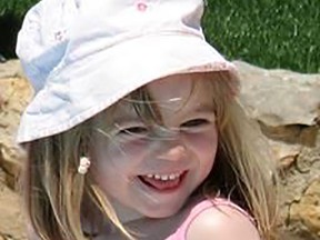 An undated handout photograph released by the Metropolitan Police in London on June 3, 2020, shows Madeleine McCann who disappeared in Praia da Luz, Portugal on May 3, 2007.