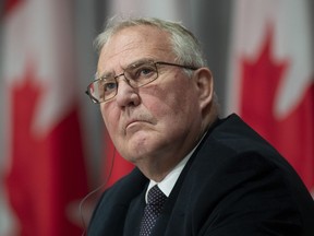 Public Safety and Emergency Preparedness Minister Bill Blair listens to a speaker during a news conference Tuesday June 9, 2020 in Ottawa.