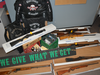 Guns, drugs and biker paraphernalia were seized in April.