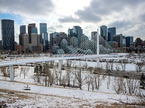 This a rendering of one of four bridge types being explored by the City of Calgary for the Green Line over the Bow River. It's a costly mistake to extend the LRT project north of downtown, says columnist Danielle Smith.
