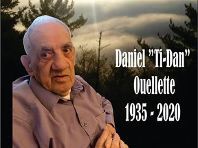 The family of Daniel Ouellette, who was a resident at the Manoir de la Vallée care home in Atholville, NB, announced his death on social media. He was 85.