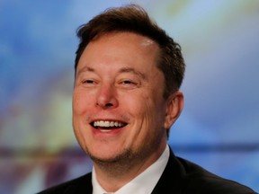 Elon Musk has said he thinks Tesla shares are too high.