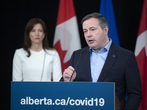Premier Jason Kenney and Minister of Economic Development, Trade and Tourism Tanya Fir announced, in Edmonton on Friday, June 5, 2020.