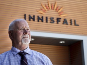 Innisfail mayor Jim Romane, seen in Innisfail, Alta., on Tuesday, June 9, 2020, says he's been caught off guard by all the attention his small town has received over an anti-racism march planned for this weekend.