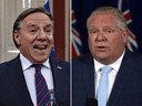 Approval ratings for Quebec Premier François Legault and Ontario Premier Doug Ford actually increased during COVID-19 despite their provinces' high death tolls.