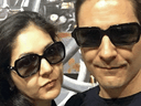 Vina Nadjibulla with her husband Michael Kovrig, who is being detained in China.