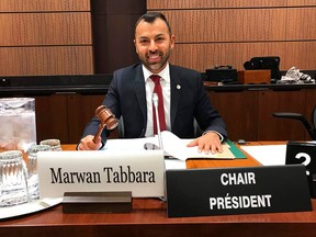 Marwan Tabbara as chair of the human rights subcommittee.