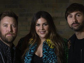 Lady Antebellum ( Charles Kelley, Hillary Scott and Dave Haywood) , in Toronto on Thursday November 21, 2019.