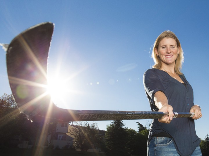  Hayley Wickenheiser, Canadian Olympian, advocates for skin safety for outdoor sports enthusiasts. SUPPLIED
