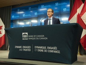 Bank of Canada Governor Tiff Macklem is seen during a news conference, Wednesday, July 15, 2020 in Ottawa.